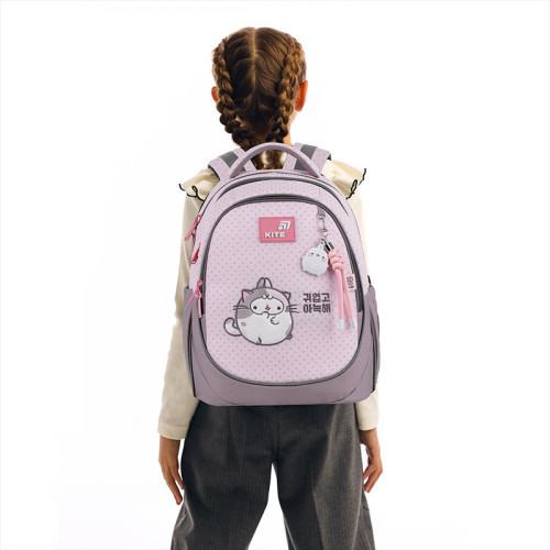Рюкзак шкільний Kite Education Molang ML26-700M  подарунок ланчбокс та пляшка  (на зріст дитини 130-145 см)
