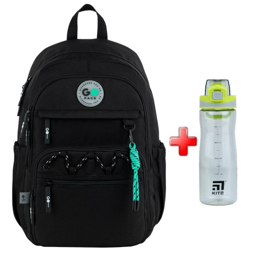 Рюкзак для міста GoPack GO26-121L-4  подарунок пляшка для води Kite