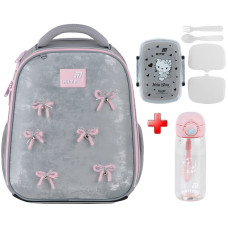 Рюкзак шкільний каркасний Kite Velvet Dream K26-555S-10  подарунок ланчбокс та пляшка  зовнішні габарити 36,5x27x15,5