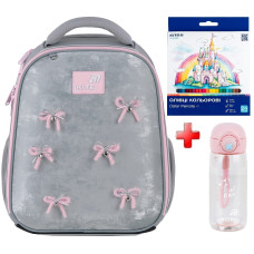 Рюкзак шкільний каркасний Kite Education Velvet Dream K26-555S-10  подарунок пляшка та олівці  (на зріст дитини 115-130 см)
