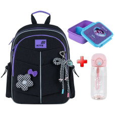 Рюкзак шкільний Kite Education Flower Power K26-771S-2  подарунок ланчбокс та пляшка  (на зріст дитини 115-130 см)