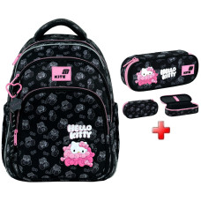 Шкільний рюкзак Kite Hello Kitty HK26-763M  подарунок пенал  зовнішні габарити 39x29,5x14,2