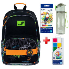 Рюкзак шкільний Kite Education Street Style K26-585M-4  подарунок пляшка, фарби та олівці  (на зріст дитини 130-145 см)