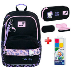 Шкільний рюкзак Kite Hello Kitty HK26-585M  подарунок пенал та фарби зовнішні габарити 40x29x14
