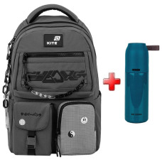 Рюкзак Kite Education teens Swarm K26-2587M-4  подарунок термос  (на зріст дитини 130-145 см)