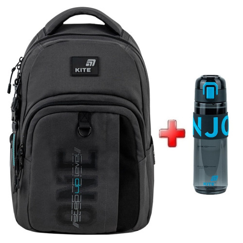 Рюкзак підлітковий Kite Step Up K26-2578M-3  подарунок пляшка Kite  зовнішні габарити 42x29x17