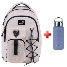 Рюкзак підлітковий Kite Tenderly K26-2597L-1  подарунок термос Kite  зовнішні габарити 46x31,5x16