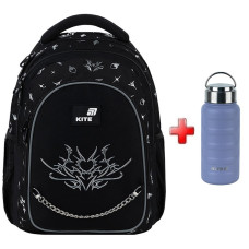 Рюкзак підлітковий Kite Gothic Elegance K26-8001L  подарунок термос Kite  зовнішні габарити 43x33x23