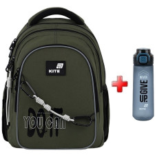 Рюкзак підлітковий Kite Trust Yourself K26-8001M-2  подарунок пляшка Kite  зовнішні габарити 40x29x17