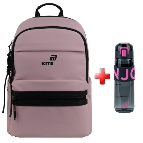 Рюкзак Kite Education teens Pink K26-2721L-3  подарунок пляшка  (на зріст дитини 145-175 см)