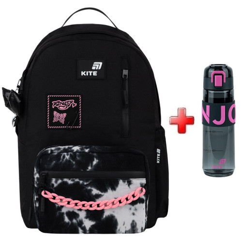 Рюкзак Kite Education teens Danger K26-949M-1  подарунок пляшка  (на зріст дитини 130-145 см)