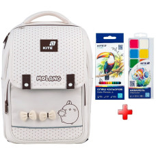 Рюкзак шкільний Kite Education Molang ML26-772M  подарунок фарби та олівці  (на зріст дитини 130-145 см)
