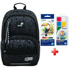 Рюкзак шкільний Kite Education Fearless K26-585M-3  подарунок фарби та олівці  (на зріст дитини 130-145 см)