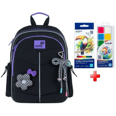 Рюкзак шкільний Kite Education Flower Power K26-771S-2  подарунок фарби та олівці  (на зріст дитини 115-130 см)