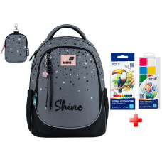 Рюкзак шкільний Kite Education Shine K26-700M-2  подарунок фарби та олівці  (на зріст дитини 130-145 см)